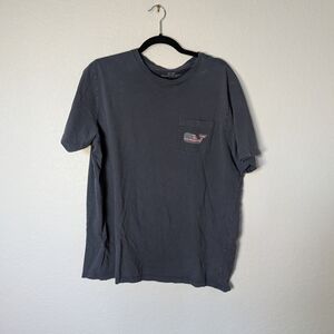 Vineyard Vines Dark Gray Short Sleeve Tee